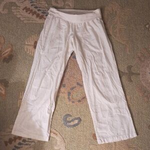 OLD Navy Linen Pant w Foldover Waist